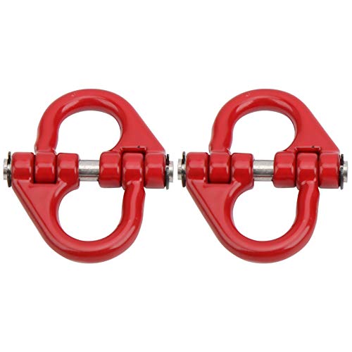 EVTSCAN Metall -Schlepphaken Ringe Schnalle Ersatz robuster Korrosionsbeständiges Upgrade Teil RC Climbing Car von EVTSCAN
