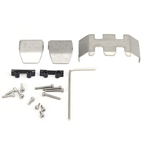 EVTSCAN Metall-Upgrade-Teilezubehör-Guardsplatte für axiale SCX24 90081 RC-Autos hochwertige Edelstahl-Silberschutzplatten aus Edelstahl EVTSCAN Metall-Upgrade-Teilezubehör-Guardsplatte für axiale SCX24 90081 RC-Autos hochwertige Edelstahl-Silberschutzplatten aus Edelstahl von EVTSCAN
