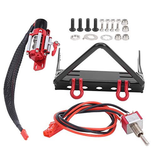 EVTSCAN Metall -Vordere Stoßfänger mit Winde Set Fernbedienungszubehör für axiales SCX10 RC -Auto EVTSCAN Metall -Vordere Stoßfänger mit Winde Set Fernbedienungszubehör für axiales SCX10 RC -Auto von EVTSCAN