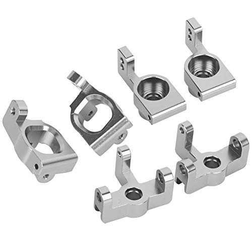 EVTSCAN Metall vorne mit dem C-förmigen Radsitz Sait Wltoys 1:14 144001 RC-Auto-Upgrade Accessoire Starke leichte einfache Installation (Ti Color) von EVTSCAN