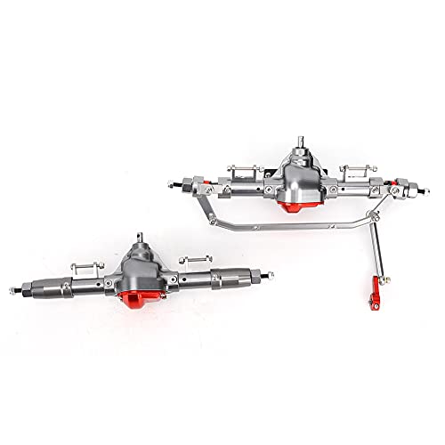 EVTSCAN Metallachse -Baugruppen -Upgrade -Zubehör für axiale SCX10 4WD RC Off Road Crawler geeignet von EVTSCAN