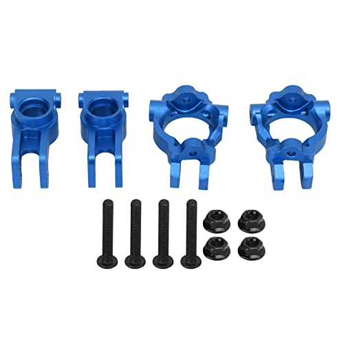 EVTSCAN Metallfront C Hubs Spindelträger mit Hecknabenträgern für Losi Lasernut U4 1/10 RC -Auto (Blue) von EVTSCAN