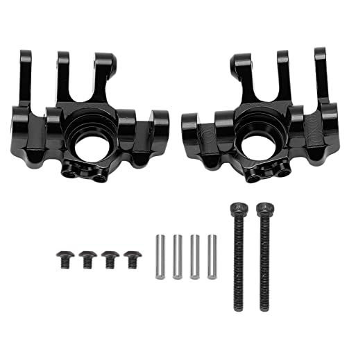 EVTSCAN Metalllenker -Knöchel Aluminiumlegierung RC Crawler Car Upgrade -Teile für axiale RBX10 Ryft 1/10 Fernbedienungsfahrzeug (Black) von EVTSCAN