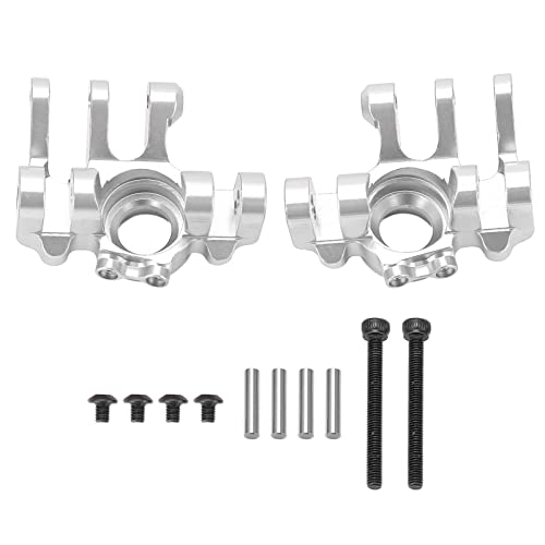 EVTSCAN Metalllenker -Knöchel Aluminiumlegierung RC Crawler Car Upgrade -Teile für axiale RBX10 Ryft 1/10 Fernbedienungsfahrzeug (Silver) von EVTSCAN