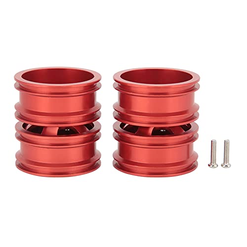 EVTSCAN Metallspielzeugauto -Hub -Rad -Hub -Zubehör -Teile für WPL 1/16 B14 B24 B16 B36 RC -Auto (Red) von EVTSCAN