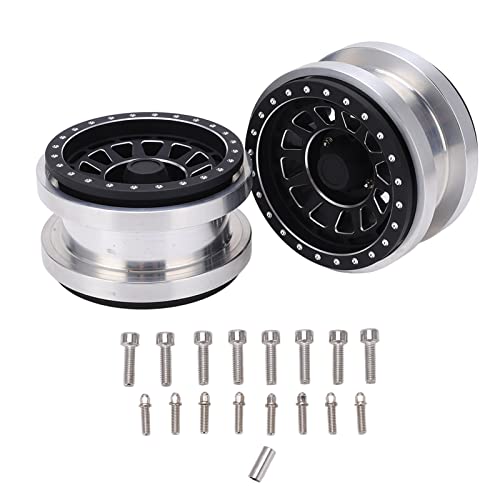 EVTSCAN Perle Lock Wheel Hub Hub Aluminiumlegierung Hochstabilitätsleistung Upgrade für Axial Scx6 Fernbedienungsauto von EVTSCAN