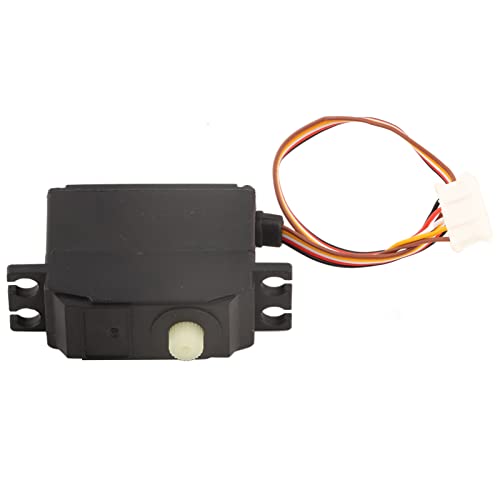 EVTSCAN Plastik -Ausrüstungs -Servo -Upgrade Ersatzteile für Wltoys 12428 1/12 RC -Auto tragbare einfache Installation Schwarz von EVTSCAN
