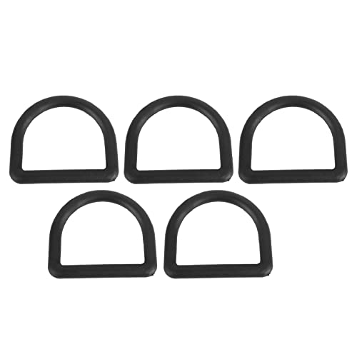 EVTSCAN Plastik -D -Ring -Binden verankerer Anker Tragbarer Hochleistungshaken für Outdoor -Aktivitäten (Black) von EVTSCAN
