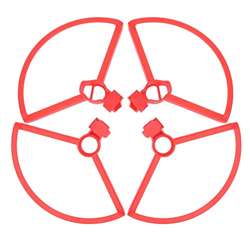 EVTSCAN Propeller -Beschützer Blätter Ringschutz Mini 2 Drohnenzubehör Leicht Einfacher Installieren Sie Schnellfreisetzungen Flugsicherheit 4pcs (Red) von EVTSCAN