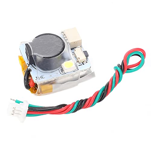 EVTSCAN RC 100 dB Summer Alarm Drone Finder Summer FPV Racing Drone Compatible BF/CF Flight Controller Weiß 18x17x14mm 1 x RC Summer Alarm1 x Anschlusskabel von EVTSCAN