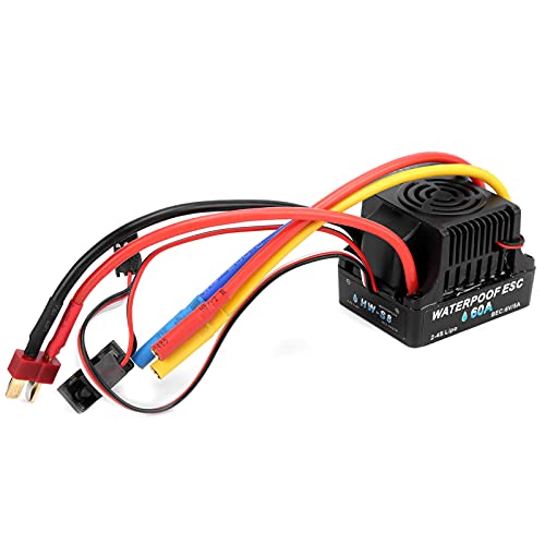 EVTSCAN RC 60A bürstenloser elektronischer Geschwindigkeit Controller ESC High Power Hervorragende Beschleunigung Fernbedienung Auto Schwarz EVTSCAN RC 60A bürstenloser elektronischer Geschwindigkeit Controller ESC High Power Hervorragende Beschleunigung Fernbedienung Auto Schwarz von EVTSCAN