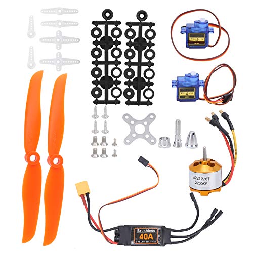 EVTSCAN RC Airplane Motor Speed Controller Set mit Servo und Propeller Zubehör Kit für Flugzeug-Enthusiasten EVTSCAN RC Airplane Motor Speed Controller Set mit Servo und Propeller Zubehör Kit für Flugzeug-Enthusiasten von EVTSCAN