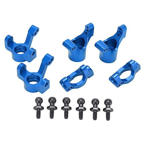 EVTSCAN RC Aluminium C Hubs Lenkblock Achs träger für LaTrax Teton 1/18 RC Auto (Blue) von EVTSCAN
