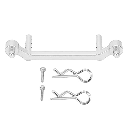 EVTSCAN RC Aluminiumlegierung vordere Autoschalensäule für axiale SCX24 90081 1/24 RC -Autos (Silver) von EVTSCAN