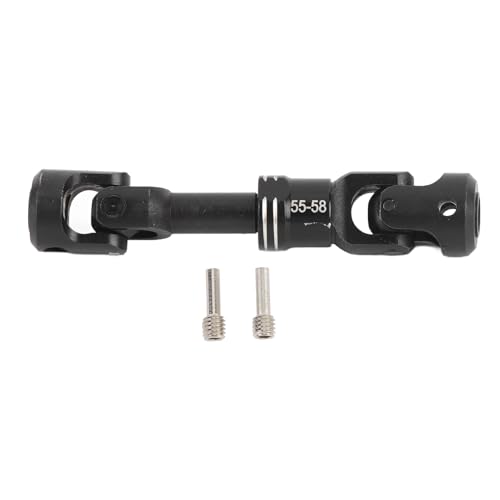 EVTSCAN RC -Antriebswellen -Metallteile Zubehör für SCX10 1/10 Fernbedienungsauto Crawler Universal Starkes Eisenmaterial (55-58MM) von EVTSCAN