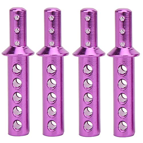 EVTSCAN RC -Auto Aluminium -Legierungsschalen -Säule Ersatz Verbesserung der Leistung für HSP 94111/94108/94188 1/10 RC -Auto (Purple) von EVTSCAN