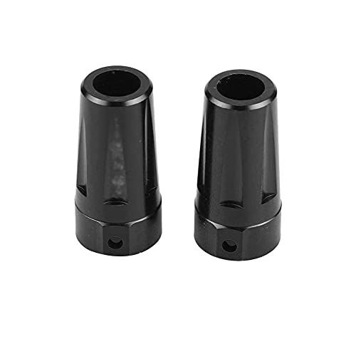 EVTSCAN RC -Auto Aluminiumlegierung Lenkung Heckknöchel Präzision CNC Bearbeitung Festlebiger einfacher Installieren Sie den zutreffenden Axial Rock Racer (AX31012BL Black) von EVTSCAN