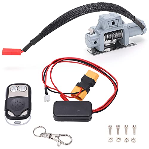 EVTSCAN RC Automatische Winde Wireless Fernbedienung für Axial SCX10 Metal Kit (Gray) von EVTSCAN