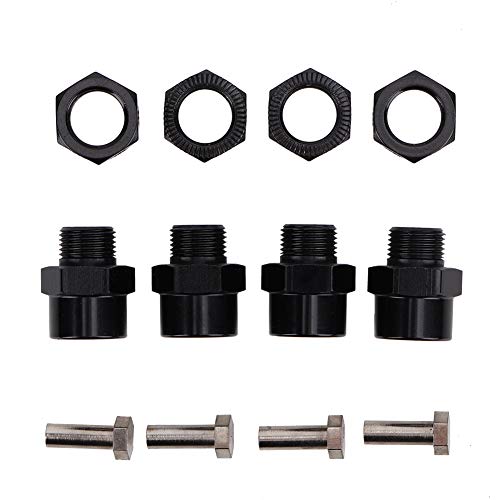 EVTSCAN RC Autorad Hex -Treiber 12 mm bis 17 mm Adapterverlängerungsstecker N10178T für RC -Autorad -Teile Austausch (Black) von EVTSCAN
