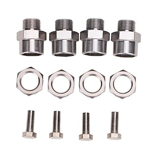 EVTSCAN RC Autorad Hex -Treiber 12 mm bis 17 mm Adapterverlängerungsstecker N10178T für RC -Autorad -Teile Austausch (Ti Color) von EVTSCAN