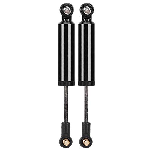 EVTSCAN RC -Autoschockstrümpfe Dämpfer Hochwertig 2pcs Aluminiumlegierung für SCX10 4 1/10 Schwarz Blau (Black) von EVTSCAN