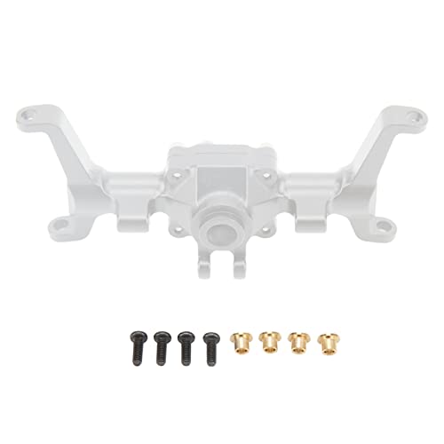 EVTSCAN RC CNC-Vorderachsgehäuse, hochwertige Aluminiumlegierung, eloxiert, CNC-Prozess, Vorderachsgehäuse, FMS FCX24 1/24 RC-Auto (Silver) von EVTSCAN