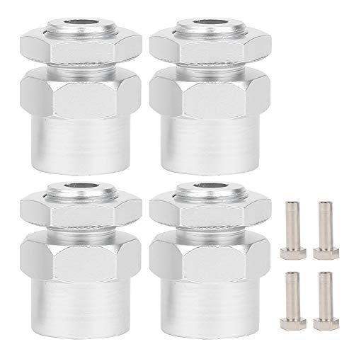 EVTSCAN RC Car Adapter High -Hardness Metal Material Long Lebensdauer 1/10 RC Crawler 15mm Accessoires (Silver) von EVTSCAN