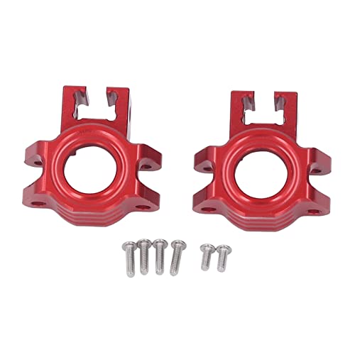 EVTSCAN RC Car C Hub Carrier Aluminiumlegierung RC C Blockersatz für 1/7 unbegrenzte Wüstenrennfahrer UDR Rennen (Red) von EVTSCAN