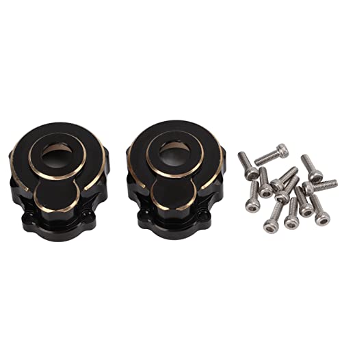 EVTSCAN RC Car Messing Counterweight Gear Deck -Upgrade -Teile für 4 hochwertige Messingmaterial Black 2pcs/Set von EVTSCAN