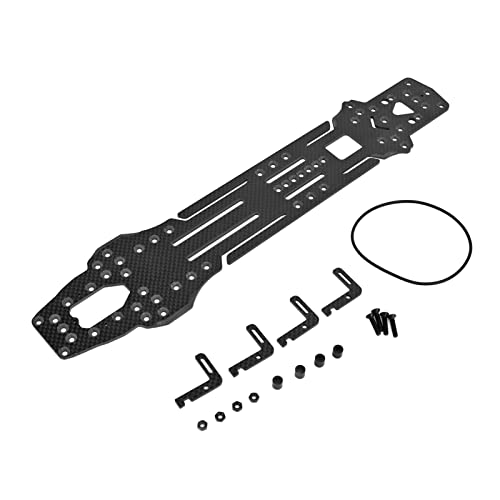 EVTSCAN RC -Chassis -Batterie -Halterung Kit Verbesserung der Leistung Carbon -Faser -RC -Zubehör für 3 Rennen D5v2 1 10 Driftauto (Black) von EVTSCAN
