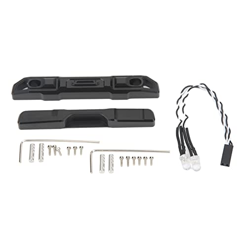 EVTSCAN RC Front Heck -Stoßstangen Professionelle Aluminiumlegierung RC -Auto -Stoßstangen für Axial SCX24 AXI00005 AXI00002 1/24 RC -Spurtyp RC von EVTSCAN
