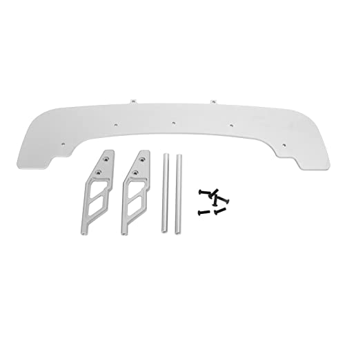 EVTSCAN RC Front Stoßstange Aluminiumlegierung 310 mm RC Front Stoßfänger für arrma 1/7 1/8 (Silver) von EVTSCAN