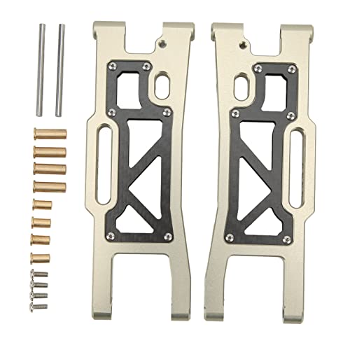 EVTSCAN RC Front Swing Arm Hohe Festigkeit Stoßdämpfung Suspension RC Arm Schlitten 1/8 LKW 95076 4 (Ti Color) von EVTSCAN