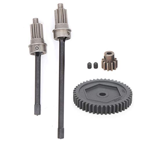 EVTSCAN RC Frontantriebswelle Universalgelenk und Zahnradansatz, Upgrade -Teile für 4/6 1/10 RC -Auto von EVTSCAN