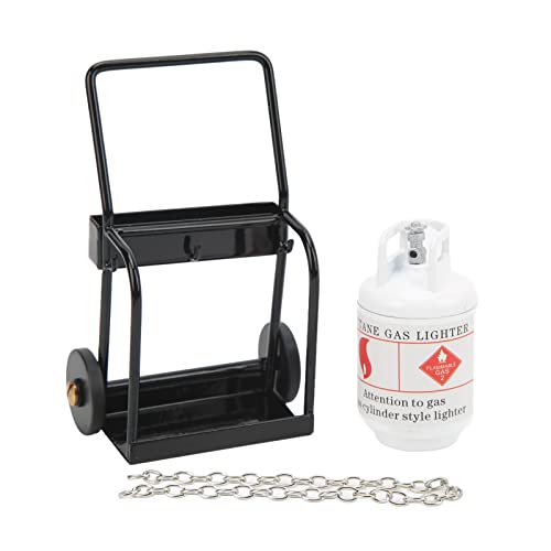 EVTSCAN RC Gas Tank Zink -Legierungsmaßstab dekoratives Zubehör für axiale SCX10 4 Redcat Gen8 (White) von EVTSCAN