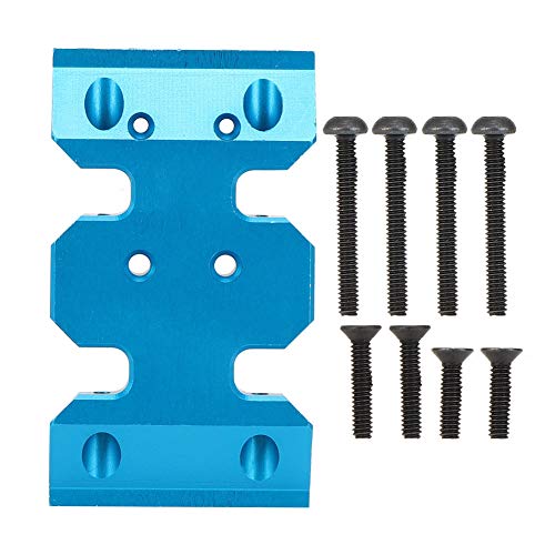EVTSCAN RC Gear Box Halterung Ersatz Fit RGT 136100 1/10 Raupen Autozubehör Blau 680027B Silber 680027S (Blue 680027B) von EVTSCAN