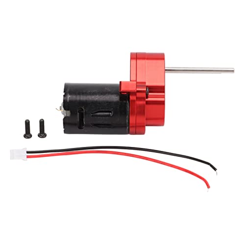 EVTSCAN RC -Getriebe Metall Hochgeschwindigkeitsgetriebe für D12 1/10 RC -Auto -Upgrade -Teile (Red) von EVTSCAN