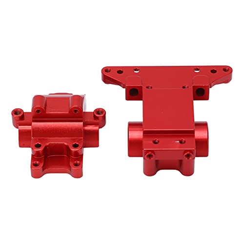 EVTSCAN RC-Getriebeabdeckung vorne hinten – Upgrade-Teil aus Aluminiumlegierung Getriebegehäuse für Traxxas Latrax Teton 1/18 Crawler(Rot) von EVTSCAN