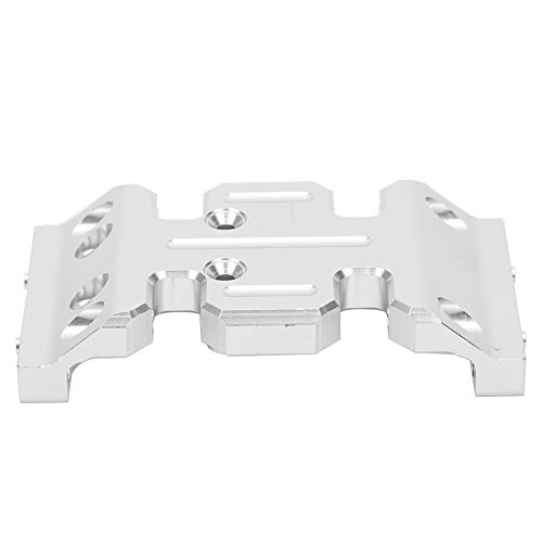 EVTSCAN RC -Getriebehalterhalter Ersatz hohe Qualität mit niedriger Dichte Aluminiumlegierung Schwarz/Silber RC -Zubehör für RGT Crawler EX86100 1/10 Auto (Silver R86016S) von EVTSCAN