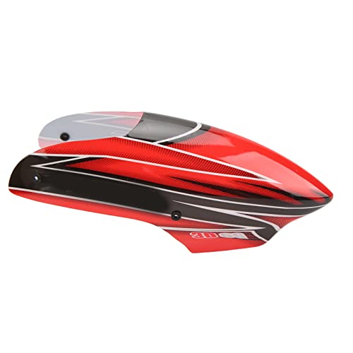 EVTSCAN RC Helicopter Protective Cover Canopy K110.0003 Wltoys XK K110s Fernbedienung Spielzeug rot für hohe Festigkeit Easy Installation Geeignetes Modell von EVTSCAN