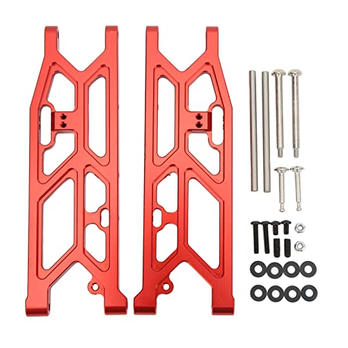 EVTSCAN RC Hinterradaufhängelarm Aluminiumlegierung Hochfester Schwungarm für arrma 1/7 1/8 (Red) von EVTSCAN