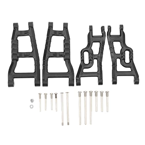 EVTSCAN RC Hochstärke -Suspensionsarm -Kit -Upgrade -Teile für Rustler Stampede Slash 2WD 1/10 RC -Auto (Black) von EVTSCAN