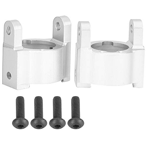 EVTSCAN RC Hub Carrier -Upgrade -Teil robuster Aluminiumlegierung für RGT 136100 1/10 RC -Auto (Silver 680038S) von EVTSCAN