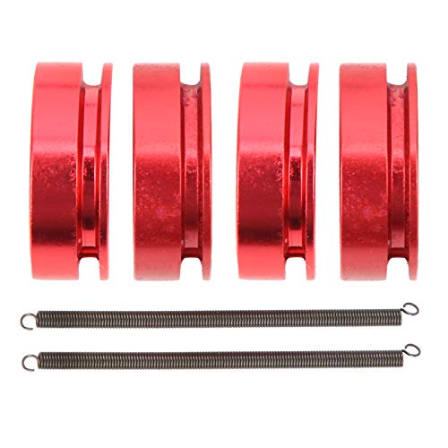 EVTSCAN RC -Kupplung Aluminiumlegierung Kupplungsschuhe Spring Fit Nitro HSP 1/10 Fernbedienungsauto (Red) von EVTSCAN