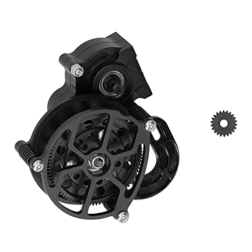 EVTSCAN RC Metall Center Getriebe Getriebe Box Getriebe SCX10 90046 90047 90016 (Black) von EVTSCAN