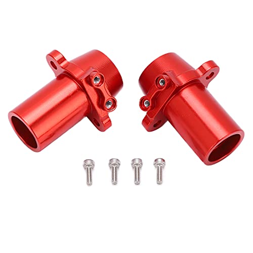 EVTSCAN RC Metall Hinterachse Aluminium -Legierung Achse Abdeckhülle Hochwertige Achshülle für axiale RBX10 -Simulationskletterauto (Red) von EVTSCAN