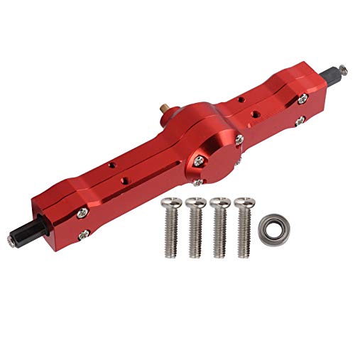 EVTSCAN RC -Metall -Hinterachse Aluminium -Legierungsteile für WPL D12 Fernbedienungsautozubehör (Red) von EVTSCAN