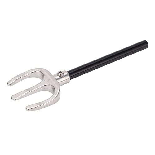 EVTSCAN RC Model Metal Simulation Fork Decoration Tool für axiales SCX10 1/10 RC Crawler Car (Black Silver) von EVTSCAN