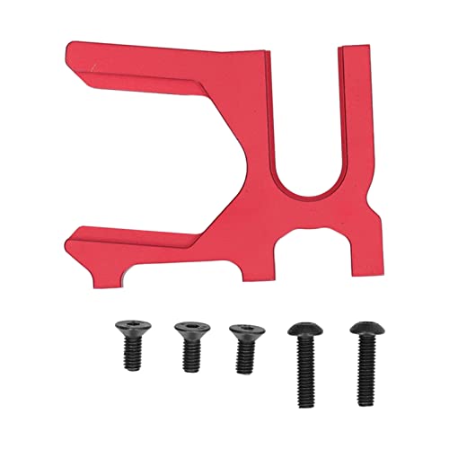 EVTSCAN RC -Motorhalterung Aluminiumlegierhalter Impact Sitz Sitz ARRMA 1/8 RC Auto (Red) von EVTSCAN