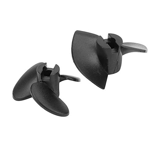 EVTSCAN RC Propeller Ersatzteile für Fernbedienungs -Kontrollboot -Modell Spielzeug 3/2 Blattpropeller Zubehör Unterwasserschiff 2 -Pack Black 24mm 27 mm 30 cm - 50 cm von EVTSCAN